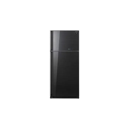 ثلاجة شارب 58 اسود SJ 58 C فريزر علوي